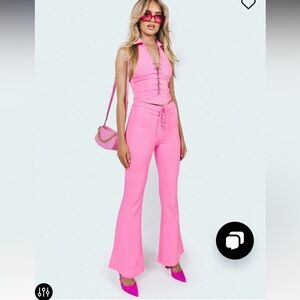 Princess Polly | Marcia Flare Pant Pink